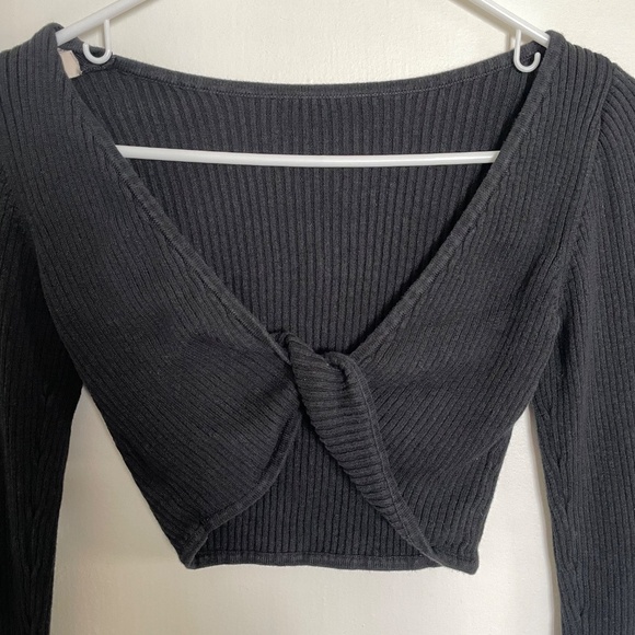 Bec+Brdige Riviera Long Sleeve Knit Top in Black US SIZE 4 - Picture 10 of 13